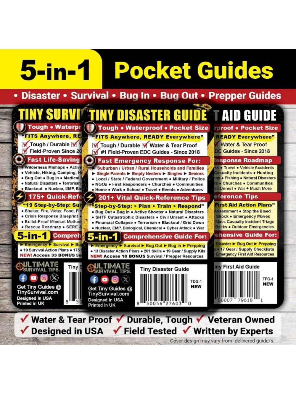 Compact Survival Guide – Essential EDC Pocket Handbook for Camping, Hiking - Picture 9 of 9